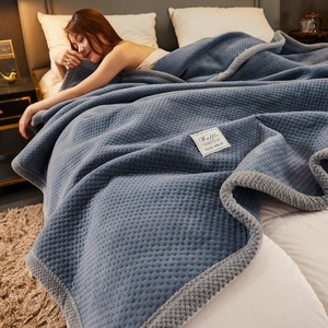 直销冬季加厚毛毯被子保暖珊x瑚绒毯子春秋单双人牛奶绒铺床午睡