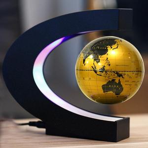 地球转磁悬d浮摆件创意自仪家光礼品生日礼物办公室桌装饰科技发