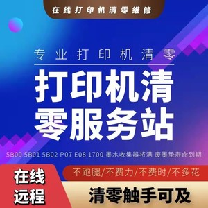 爱普生r1390在线清零软件r230r270r290远程打印机清X零废墨垫维修