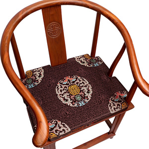中式古典红木沙发坐垫实木家具沙发垫圈椅太师椅椅垫茶室椅子座垫