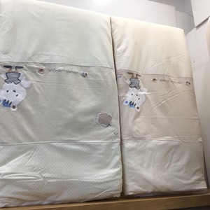 婴童树天然彩棉棉被可脱内胆尺寸110*140