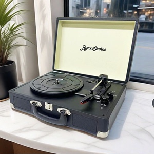 复古客厅欧式家用便携LP黑胶唱片机老式电唱机 黑胶唱片蓝牙音箱