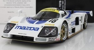 奥拓 1:18 马自达 787B 肯尼迪 1991年勒芒赛18号赛车 车模