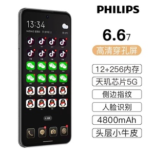 5G12+256大内存微信八开手机QQ抖音Philips/飞利浦 Xenium PH6