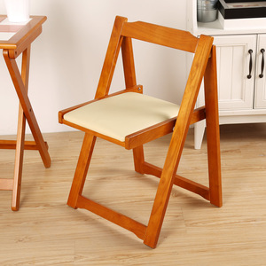 越茂 实木餐椅现代简约靠背椅 家用书桌椅时尚折叠餐桌椅子