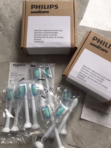 海淘 飞利浦Philips基础清洁10支电动牙刷替换刷头HX6068/6010