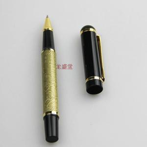 八骏图宝珠笔 商务全金属杆签字笔 黑碳素中性笔 可印logo刻人名
