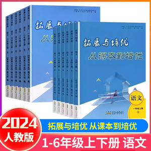 2024新版从课本到培优一1二2三3四4五5六6年级上册下册人教版语文课时同步提优训练拓展与培优小学语文学霸实验班强化训练天天练