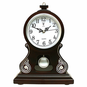 北极星摇摆欧式座钟卧室客厅钟表创意复古时钟摆件美式静音台钟表
