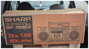 日本进口 原装二手SHARP/夏普GF-7500收录机 收音机 成色好