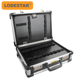 Lodestar/乐达 L804753 铝合金金边密码锁工具箱铝塑五金工具箱