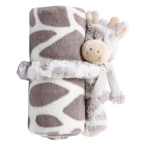 LionBear婴儿毛绒毯子玩具法兰绒盖毯宝宝毛毯儿童空调被抱毯抱被