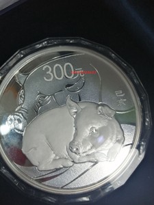 猪年银质纪念币猪年一公斤纯银银币1000克2020猪年纯银纪念币