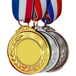 金属奖牌定制定做运动会足球篮球比赛冠军挂牌儿童幼儿园金银奖章
