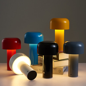 创意蘑菇USB充电式触摸LED装饰台灯酒吧清吧咖啡厅桌灯卧室床头灯
