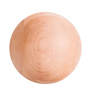 榉木大号圆球桌腿实心实木球体模型木头圆球装饰摆件现代装修