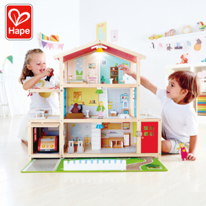 Hape 我的豪华别墅过家家模型儿童木质仿真小房子玩具娃娃屋女孩
