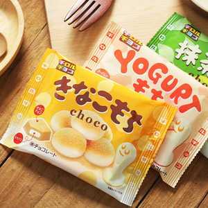 日本进口零食Tirol松尾巧克力夹心黄豆粉哈密瓜糯米糍软糖果儿童