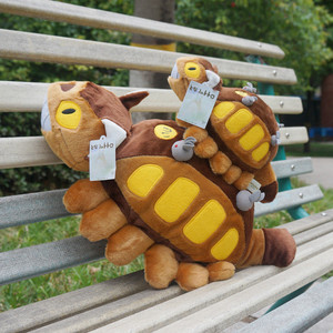 日本动漫龙猫公仔巴士毛绒玩具女孩儿童布娃娃车载抱枕玩偶大小号