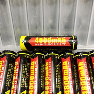小野人原装18650锂电池强光手电头灯电池3.7V可充电式大容量散装