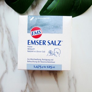 特--价德国EMS Emser儿童过敏性鼻 天然洗鼻盐 鼻腔清洁消---炎