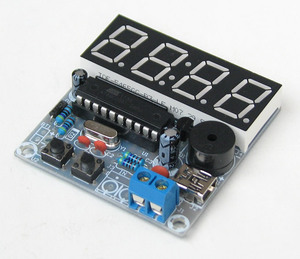 4四位单片机led数字数码电子钟时钟 电子diy制作 pcb套件散件成品