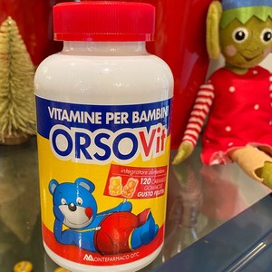 意大利120粒小熊糖ORSOVIT儿童辅食综合维生素软糖宝宝水果味进口