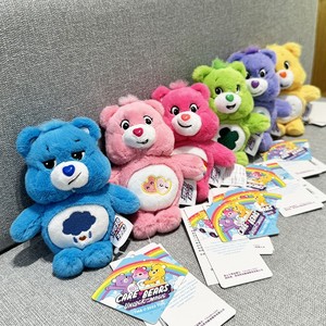 正版授权care bears爱心小熊公仔会叫挂件有声音钥匙扣书包装饰女