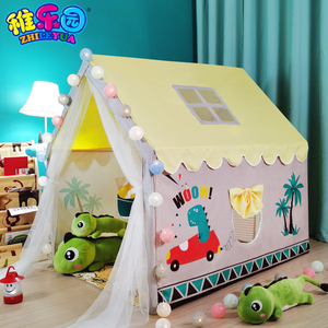 稚乐园儿童帐篷室内公主男孩女孩游戏屋床上玩具屋女童宝宝小帐篷