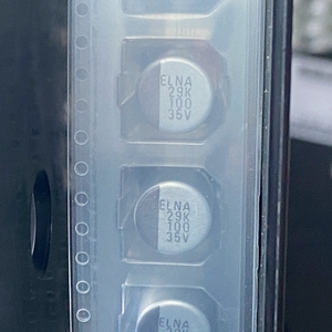 进口ELNA贴片电解电容35V100UF 10X10耐高温125度 汽车电脑板常用