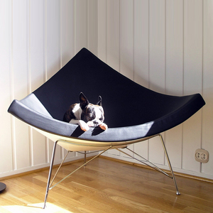 椰壳椅Coconut Chair真皮休闲躺椅设计师创意椰子艺术单人沙发椅