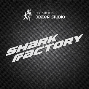 鲨鱼工厂赞助商 SHARK FACTORY摩托车贴纸车身改装个性反光贴花