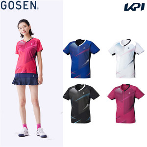 春夏新日本正品代购GOSEN高神羽毛球网球服短袖T恤运动速干衣女士