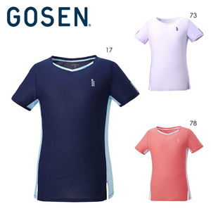日本代购21新款GOSEN/高神羽毛球网球服短袖T恤半袖速干衣女款