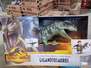 美泰侏罗纪世界巨型巨兽龙仿真动物玩偶模型男孩儿童玩具GWD68