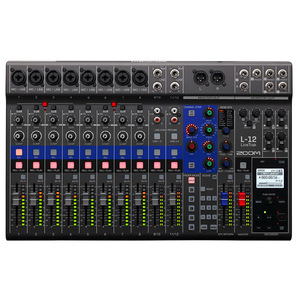 ZOOM LIVETRAK L-12多功能数字调音台混音控制台录音声卡音频接口