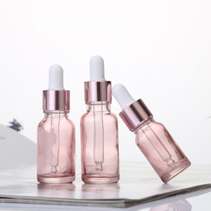 桃粉色精油瓶玻璃滴管瓶精华液空瓶化妆品分装空瓶旅行便携小样