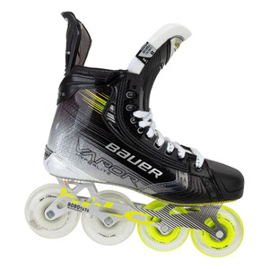 新款Bauer hyperlite2陆地冰球鞋鲍尔高级比赛轮滑球鞋碳纤维鞋身