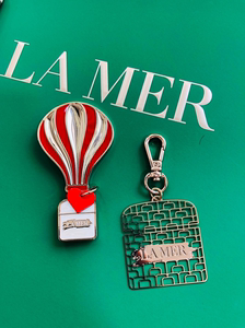 LAMER 海蓝之谜赠品 钥匙扣金属带logo手机掉坠挂坠包包装饰