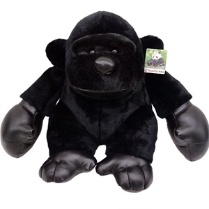 正版Panda大猩猩金刚公仔毛绒玩具大号黑熊猴子玩偶抱枕娃娃 礼物