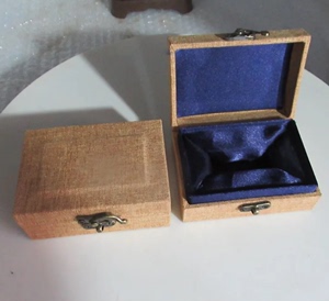 锦盒麻布印章盒子定制古董包装礼品盒寿山石印章盒包装