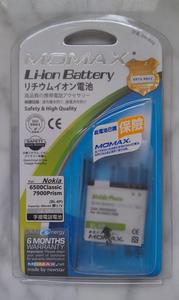 正品摩米士/Momax/诺基亚BL-6P电池
