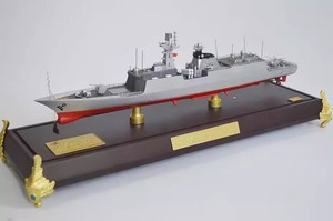 054A1:350徐州号导弹护卫舰国产合金模型仿真成品军事航模摆件