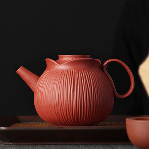 朱泥紫砂壶西施壶原矿红泥厂家直销礼品陶瓷工艺家用功夫茶具茶壶