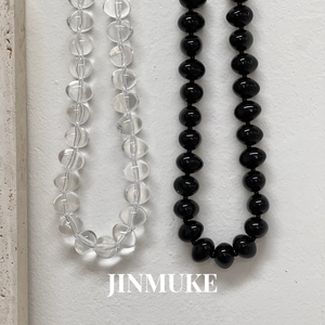 JINMUKE饰品韩国进口首饰夏新款串珠项链锁骨链新品2023