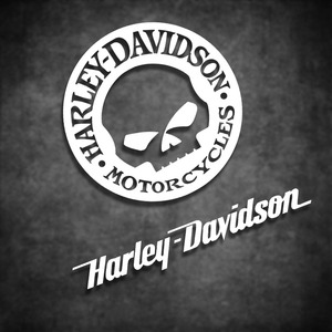 云创车贴适用于哈雷戴维森复古摩托车机车个性装饰贴骷髅贴镂空贴