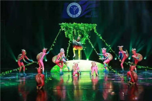 儿童舞蹈演出服装民族舞台表演服饰舞蹈新款小黄鹂鸟和蜗牛的春天