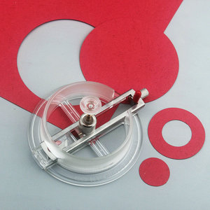 日本NT Cutter切圆器 圆规刀切割圆纸片不锈钢标尺手作工具送配件
