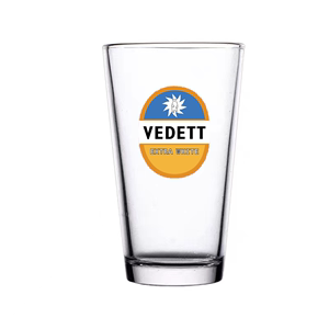 白熊啤酒专用啤酒杯Vedett啤酒专用杯无铅小麦啤酒杯定制LOGO