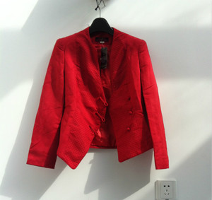 女装外套红色春秋长袖上衣 中式民族传统唐装外衣外套冲钻特卖